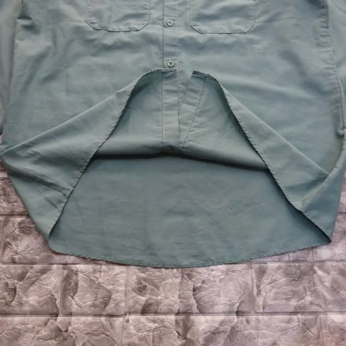 レッドキャップ ワークシャツ L ミントグリーン 刺繍ロゴ 胸ポケット 長袖 緑 | Vintage.City 古着屋、古着コーデ情報を発信