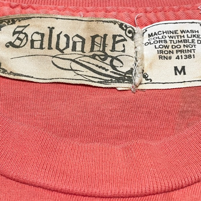 MADE IN USA製 Salvage ロゴプリントTシャツ オレンジ Mサイズ | Vintage.City 빈티지숍, 빈티지 코디 정보