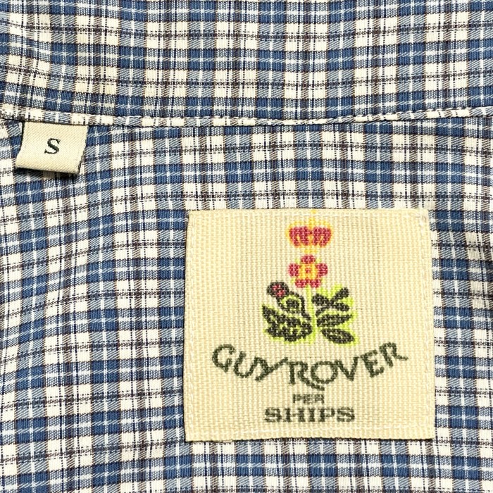 イタリア製 GUY ROVER PER SHIPS 長袖シャツ ブルー Sサイズ | Vintage.City 古着屋、古着コーデ情報を発信