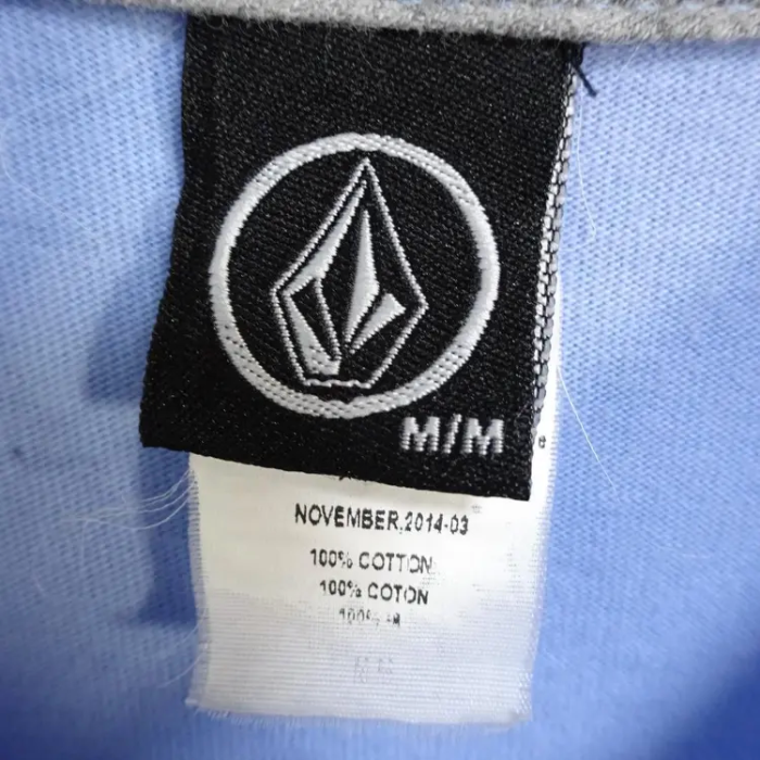 ボルコム Tシャツ M 水色 胸ロゴ ブランドロゴ 半袖 袖ロゴ ブルー | Vintage.City 古着屋、古着コーデ情報を発信