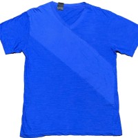 MADE IN JAPAN製 N.HOOLYWOOD 切り替えしVネックTシャツ ブルー 38/Mサイズ | Vintage.City 古着屋、古着コーデ情報を発信