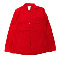 agnes b. ワークシャツ 1 レッド コットン フランス製 | Vintage.City 古着屋、古着コーデ情報を発信