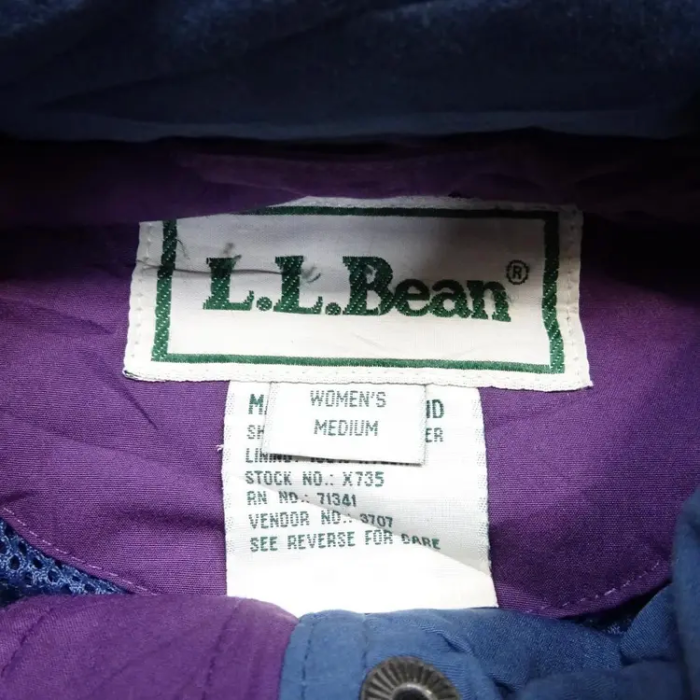 エルエルビーン ブルゾン M パープル フード パーカー 2WAY 紫 ポケット | Vintage.City 古着屋、古着コーデ情報を発信