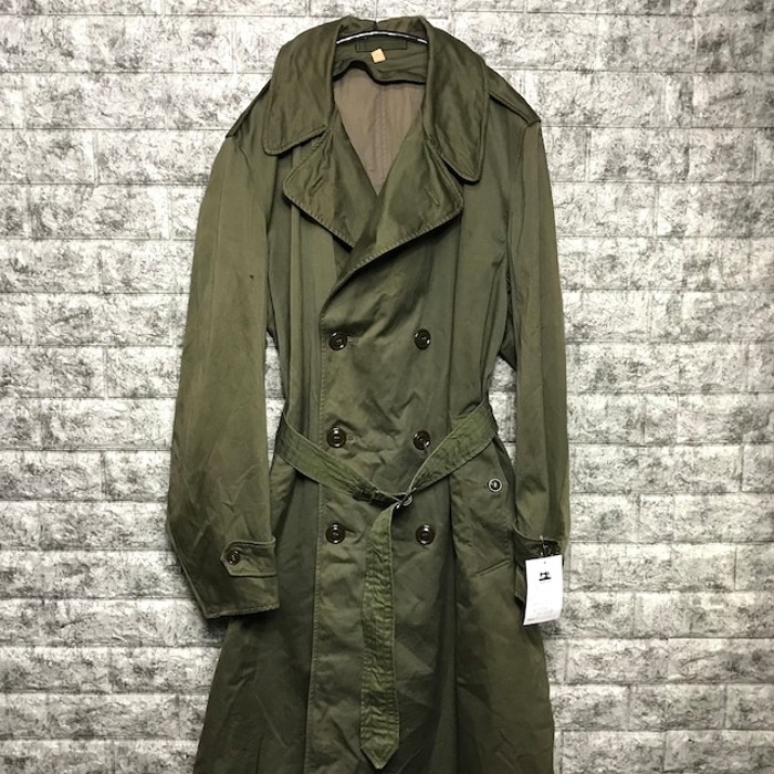 ブルー×レッド 40s～50s US ARMY オーバーコート アルパカ？ライナー