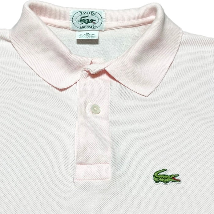 MADE IN USA製 80's OLD LACOSTE 半袖鹿の子ポロシャツ ピンク Mサイズ | Vintage.City 빈티지숍, 빈티지 코디 정보