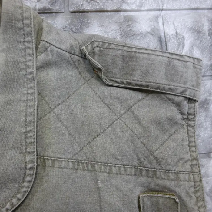 レッドヘッド ハンティングベスト カーキ ポケット 襟 革タグ キルティング | Vintage.City 古着屋、古着コーデ情報を発信