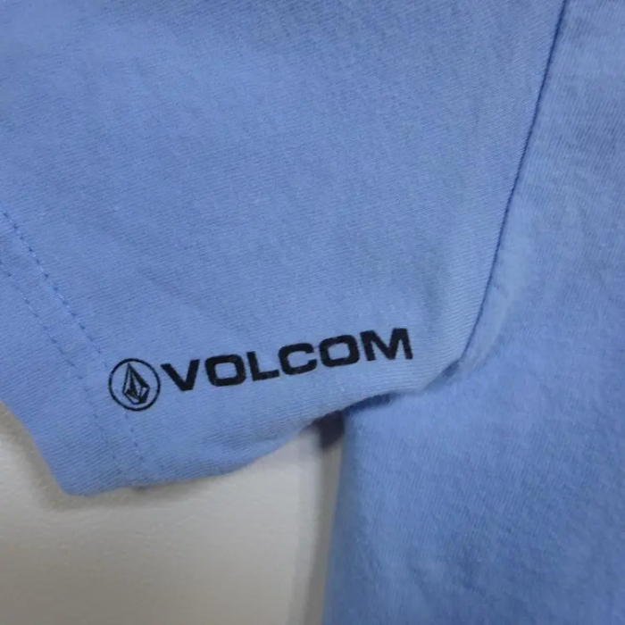 ボルコム Tシャツ M 水色 胸ロゴ ブランドロゴ 半袖 袖ロゴ ブルー | Vintage.City 古着屋、古着コーデ情報を発信