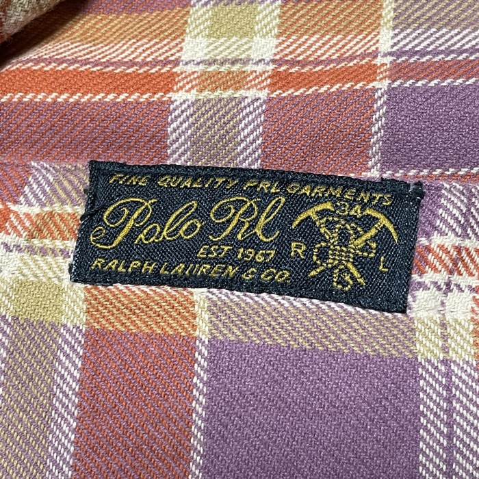 Polo by Ralph Lauren 長袖チェック柄エポーレットシャツ M | Vintage.City 古着屋、古着コーデ情報を発信