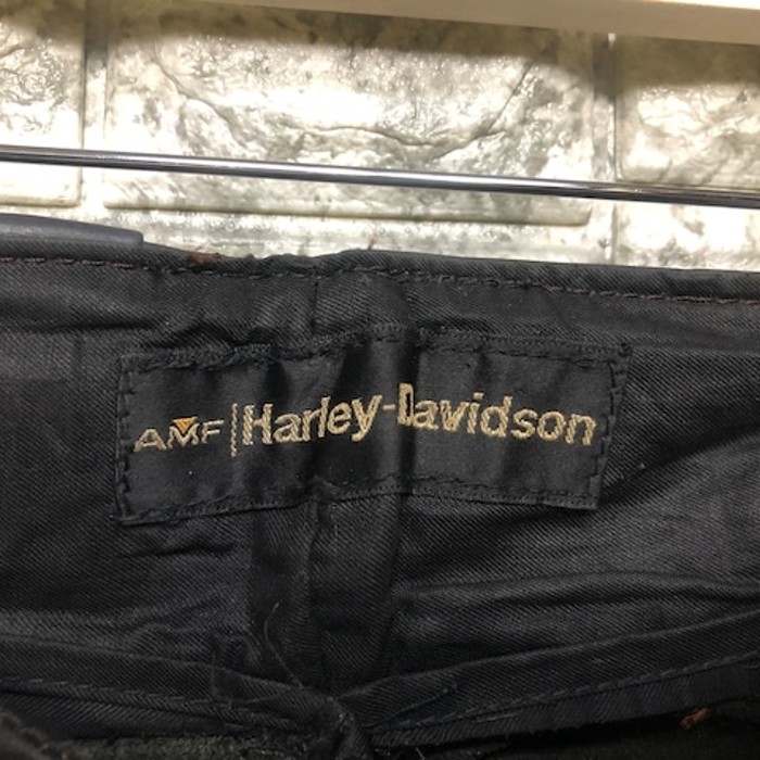 1970s HARLEY DAVIDSON ハーレーダビッドソン AMF レザーパンツ ヴィンテージ ライダース ブラック サイクルチャンプ 50s60s M 82cm W31 | Vintage.City 古着屋、古着コーデ情報を発信