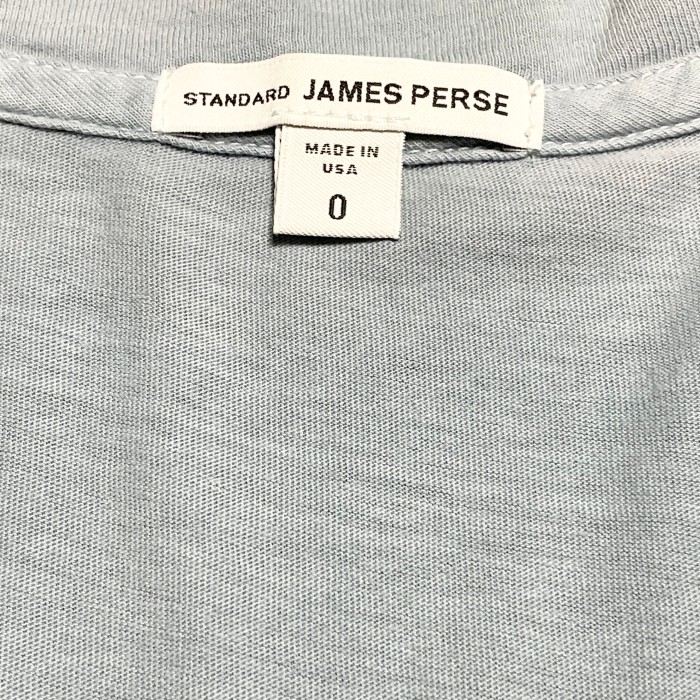 米国製 JAMES PERSE VネックTシャツ ブルーグレー 0/Sサイズ | Vintage.City 古着屋、古着コーデ情報を発信