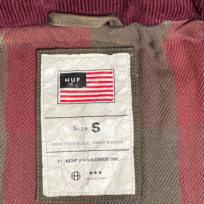HUF M65型ミリタリージャケット カーキ Sサイズ | Vintage.City 古着屋、古着コーデ情報を発信