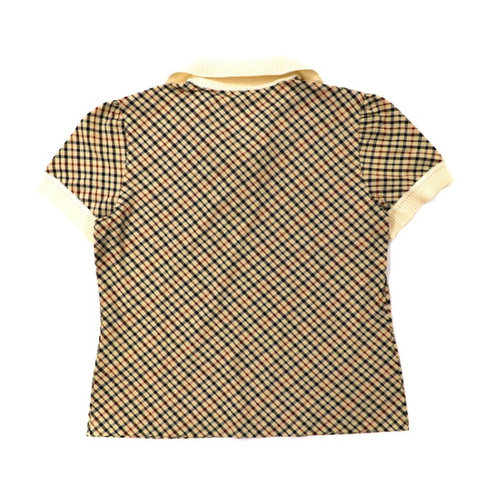 DAKS ポロシャツ 40 ベージュ チェック コットン 日本製 | Vintage.City 빈티지숍, 빈티지 코디 정보