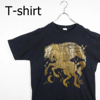ヴィンテージ Tシャツ 80’s ユニコーン シングルステッチ カナダ製 黒 | Vintage.City 빈티지숍, 빈티지 코디 정보