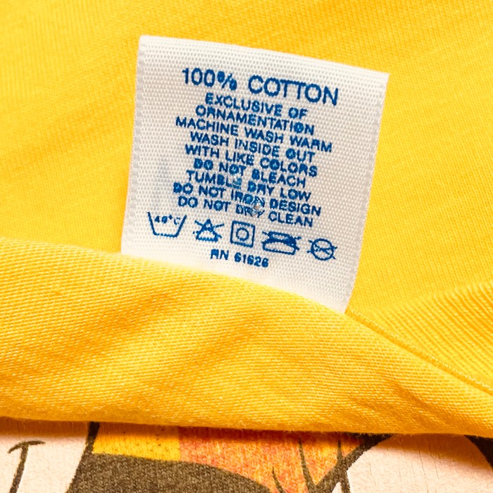 米国製 Velva Sheen × Disney プリントTシャツ イエロー M | Vintage.City 古着屋、古着コーデ情報を発信