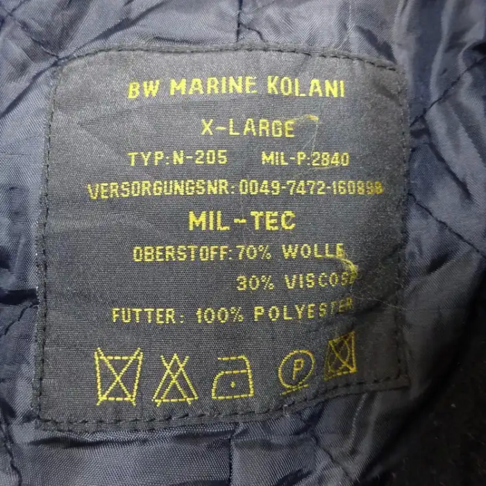 BW MARINE KOLANI ピーコート XL ブラック N205 金ボタン | Vintage.City