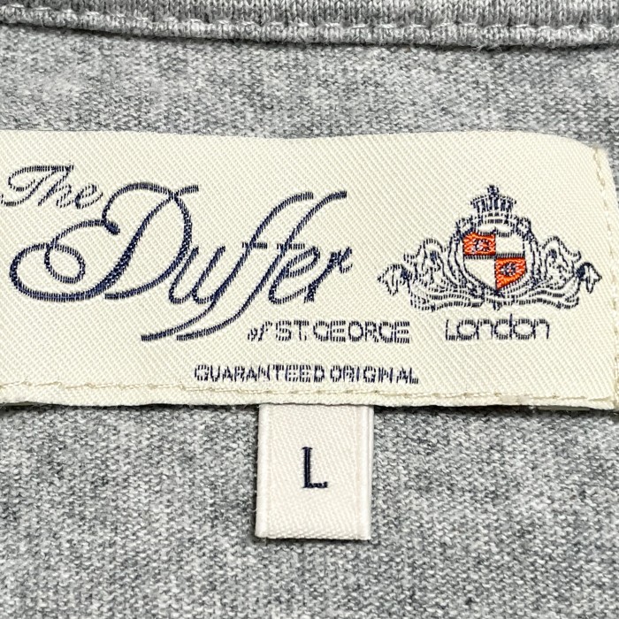 The Duffer of St.GEORGE ヘンリーネックTシャツ グレー | Vintage.City 古着屋、古着コーデ情報を発信