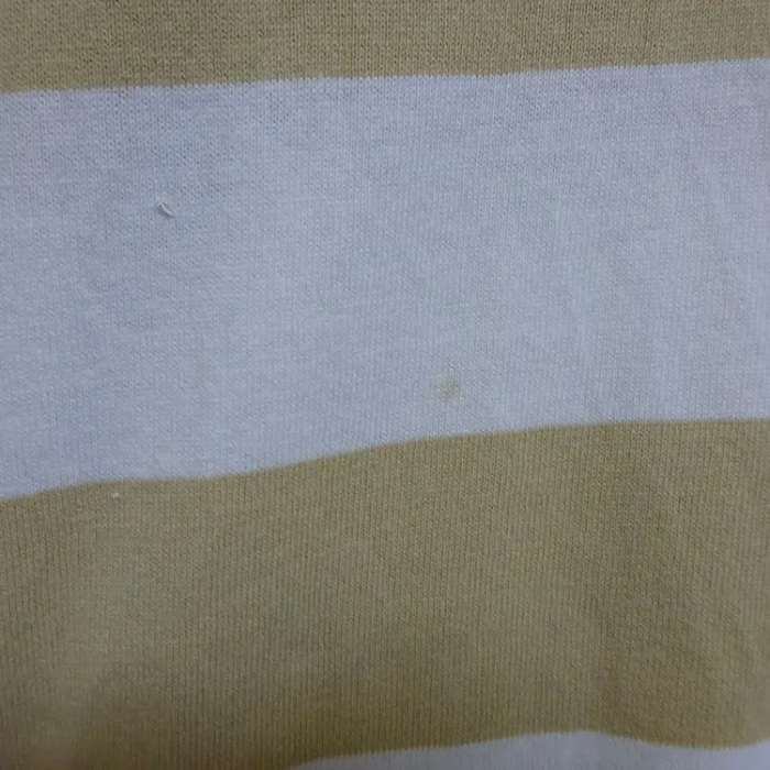 トミーヒルフィガー ポロシャツ M ベージュ ホワイト ボーダー 半袖 刺繍ロゴ | Vintage.City 빈티지숍, 빈티지 코디 정보