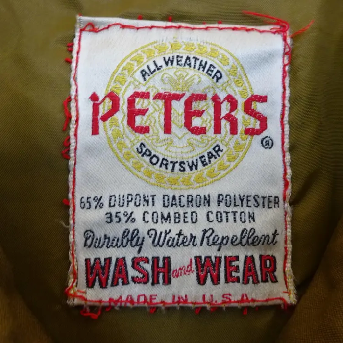 70’s ペーターズ ステンカラーコート ブラウン USA製 フルジップ 襟 | Vintage.City 古着屋、古着コーデ情報を発信