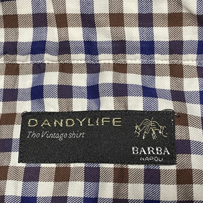 イタリア製 BARBA DANDYLIFE 長袖シャツ 39-15 1/2サイズ | Vintage.City 古着屋、古着コーデ情報を発信
