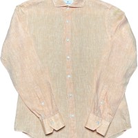MADE IN JAPAN製 EDIFICE 長袖リネンシャツ オレンジ 46/Mサイズ | Vintage.City 古着屋、古着コーデ情報を発信