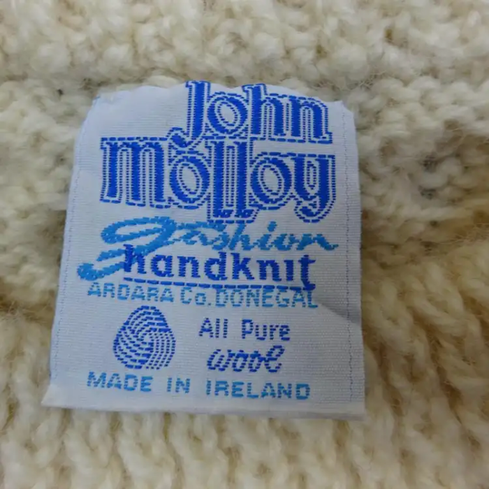 ジョンモロイ アランニット アイボリー プルオーバー ケーブル アイルランド製 | Vintage.City 古着屋、古着コーデ情報を発信