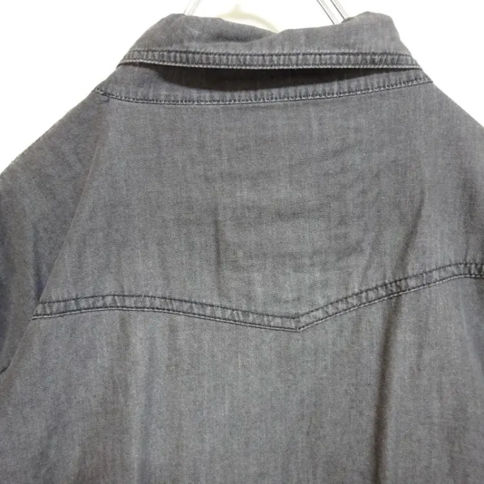 D-LUX デニムシャツ 3XL ウエスタン ワークシャツ グレー ビッグサイズ | Vintage.City 빈티지숍, 빈티지 코디 정보