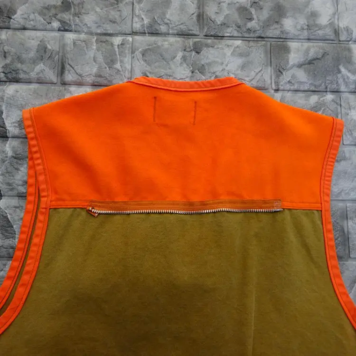 SAFTBAK ハンティングベスト ダック地 USA製 オレンジ ベージュ | Vintage.City 古着屋、古着コーデ情報を発信