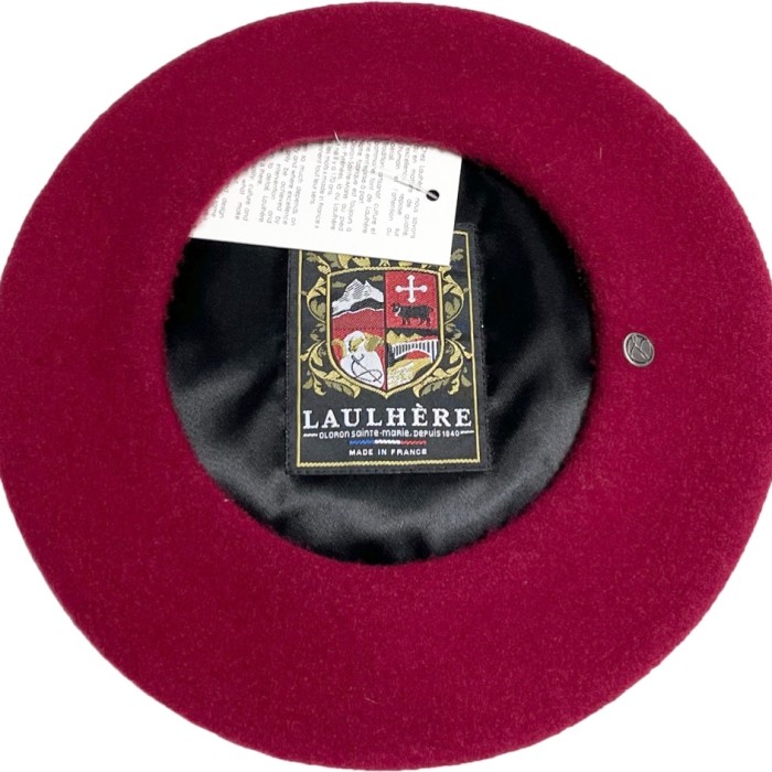 タグ付き新古品 フランス製 LAULHÈRE ヴァージンウールベレー帽 ボルドー | Vintage.City 古着屋、古着コーデ情報を発信