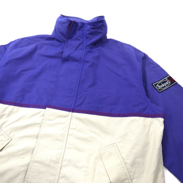 Rockport セーリングジャケット S ブルー コットン バックロゴ 90年代 | Vintage.City 古着屋、古着コーデ情報を発信