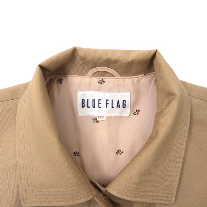 BLUE FLAG ( SANYO ) ステンカラーコート 13A2 ベージュ ポリエステル | Vintage.City 古着屋、古着コーデ情報を発信