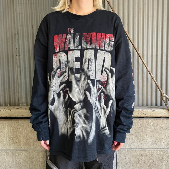 THE WALKING DEAD ウォーキングデッド プリント ロングTシャツ