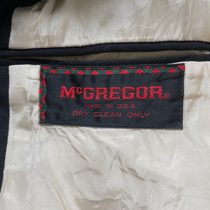 70～80年代 McGREGOR マクレガー USA製 ポリエステル テーラード