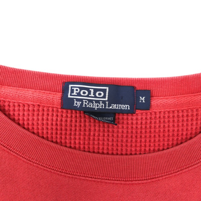 Polo by Ralph Lauren クルーネックスウェット M ピンク コットン ビッグサイズ スモールポニー刺繍 | Vintage.City 古着屋、古着コーデ情報を発信