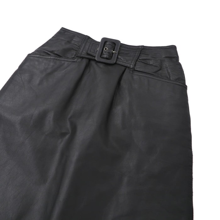 U・L・C ベルテッドレザースカート 7 ブラック | Vintage.City 古着屋、古着コーデ情報を発信
