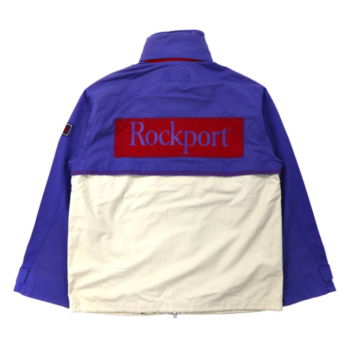 Rockport セーリングジャケット S ブルー コットン バックロゴ 90年代 | Vintage.City 古着屋、古着コーデ情報を発信