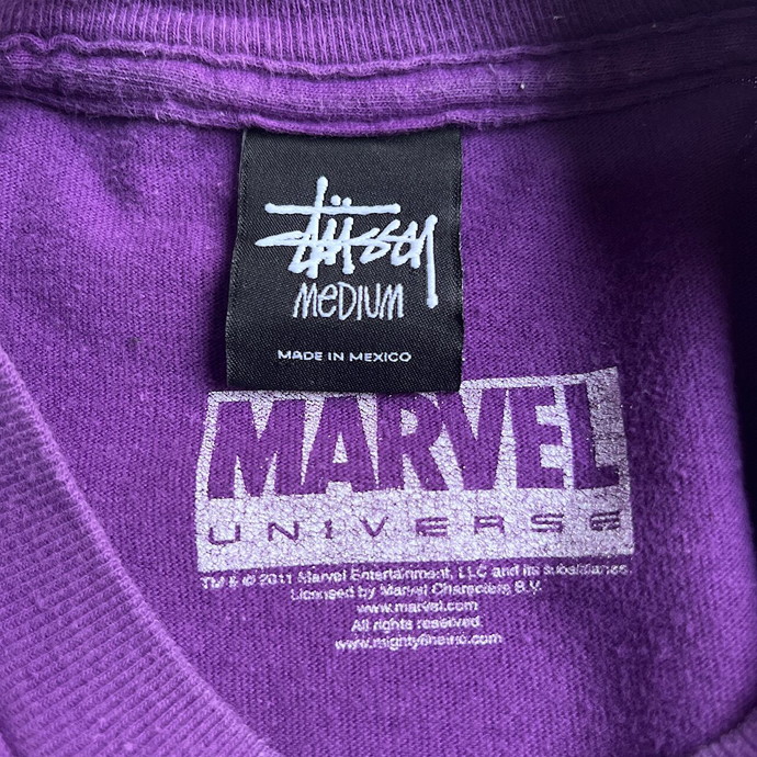 Stussy ステューシー MARVEL マーベル コラボ ハルク フロントロゴ