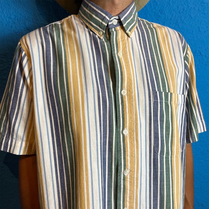 90s SEARS Stripe Button Down Shirt | Vintage.City Vintage Shops, Vintage Fashion Trends