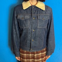 70s Sears Denim Boa Jacket | Vintage.City 빈티지숍, 빈티지 코디 정보