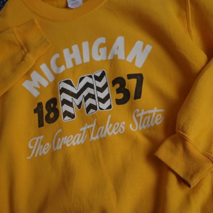 ギルダン カレッジロゴ スウェットS Michigan ミシガンus古着used | Vintage.City 古着屋、古着コーデ情報を発信