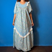 70s SEARS Hawaiian Flower Dress | Vintage.City 古着屋、古着コーデ情報を発信