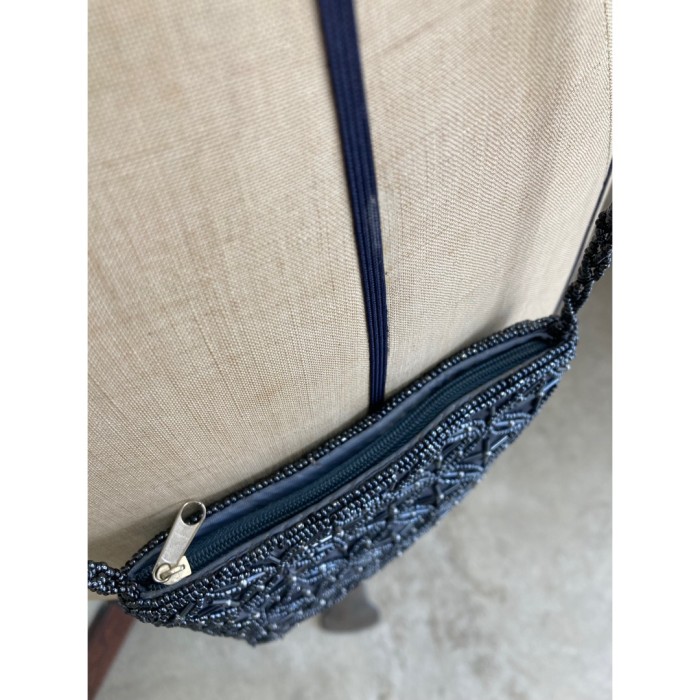 #367 shoulder bag ビーズミニバック ショルダーバッグ ブルー青 | Vintage.City 빈티지숍, 빈티지 코디 정보