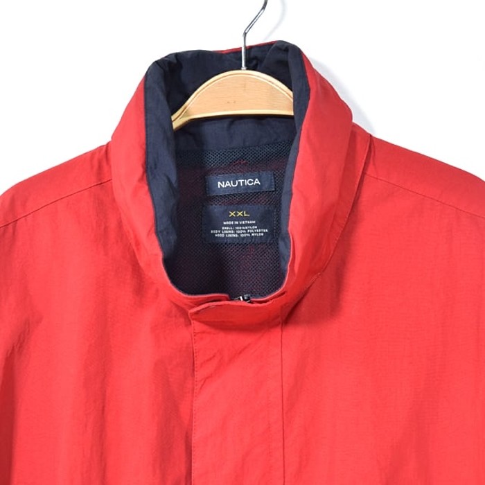 NAUTICA セイリングジャケット 赤 メンズXXL @DZ0281 | Vintage.City 古着屋、古着コーデ情報を発信