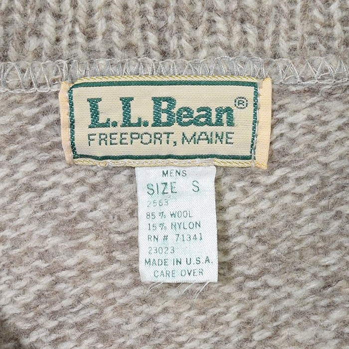 80'S L.L.BEAN USA製 ショールカラーセーター @CH0972 | Vintage.City 古着屋、古着コーデ情報を発信