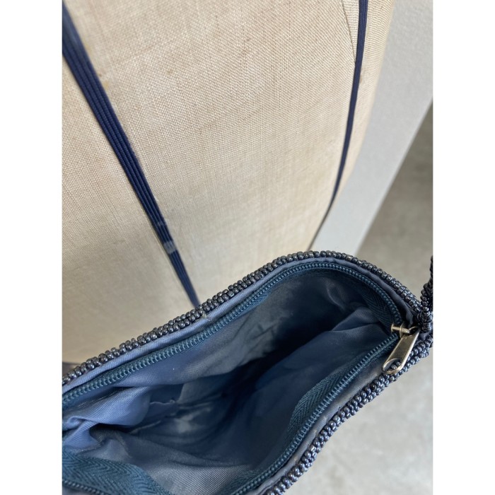 #367 shoulder bag ビーズミニバック ショルダーバッグ ブルー青 | Vintage.City 古着屋、古着コーデ情報を発信