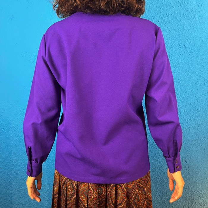 70s K-mart Purple Design Shirt | Vintage.City 빈티지숍, 빈티지 코디 정보