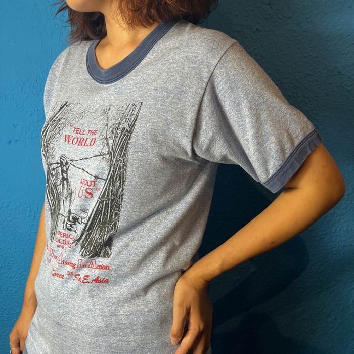 80s Message Ringer T-Shirt | Vintage.City 古着屋、古着コーデ情報を発信