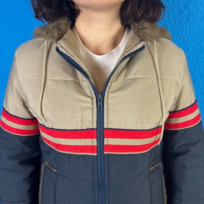 80-90s Sailor Collar Boa Lining Jacket | Vintage.City 빈티지숍, 빈티지 코디 정보