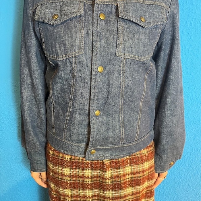 70s Sears Denim Boa Jacket | Vintage.City 古着屋、古着コーデ情報を発信