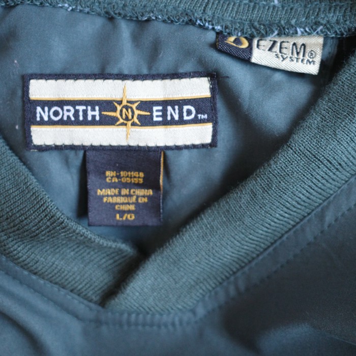 90's NORTH END企業ロゴナイロンプルオーバージャケットLゲームシャツ | Vintage.City 古着屋、古着コーデ情報を発信