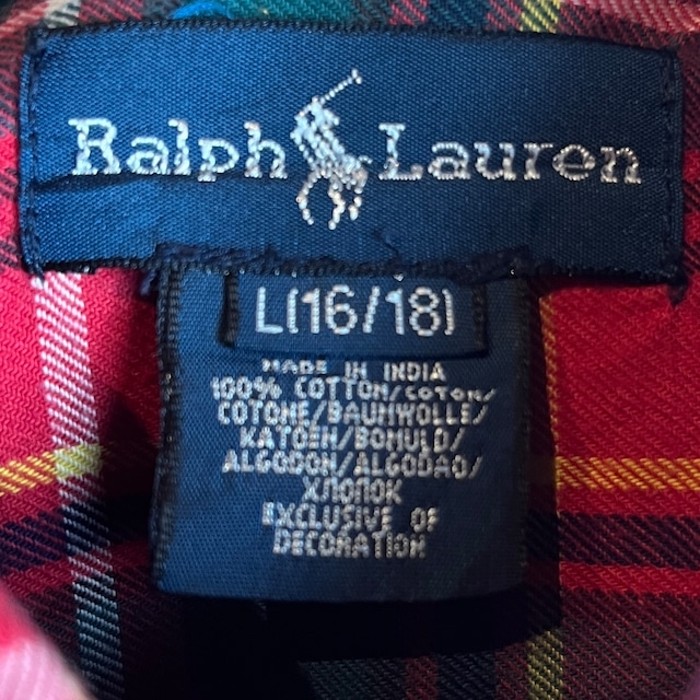 90s Ralph Lauren Tartan Checked Shirt | Vintage.City 古着屋、古着コーデ情報を発信